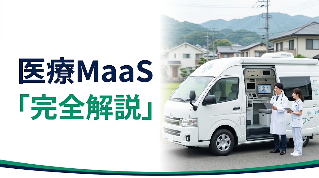 【完全解説】医療MaaSとは？仕組み・メリットから自治体での活用事例・導入方法まで